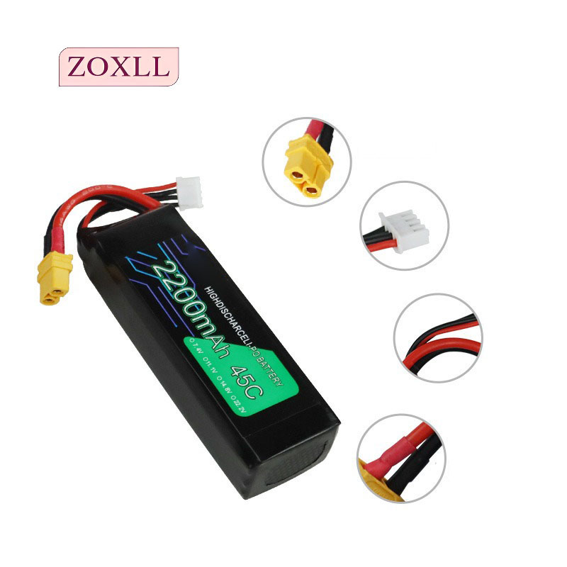 New model aircraft 22.2V battery customized helicopter remote control car 45C 2200mAh high rate battery